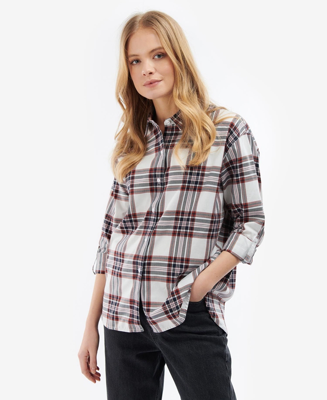 Multicolor Women's Barbour Bethwin Shirts | TQEGCP-810