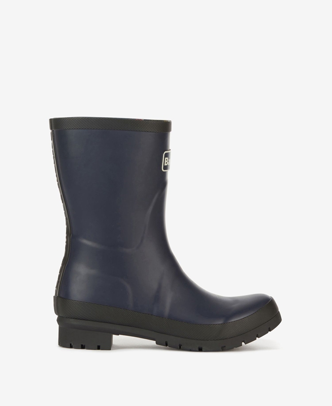 Navy Women's Barbour Banbury Wellington Boots | FNGRQH-935