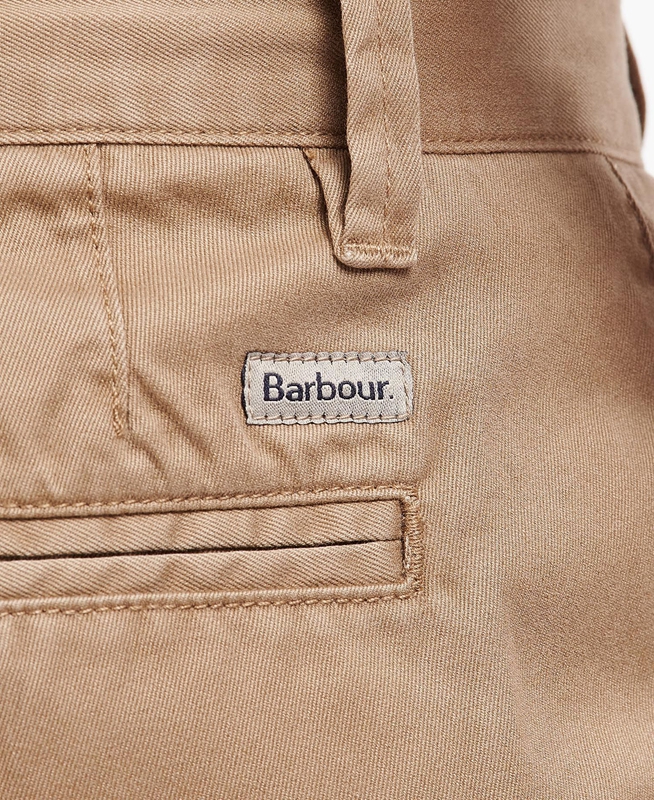 Beige Men's Barbour City Neuston Pants | WJFHXU-512