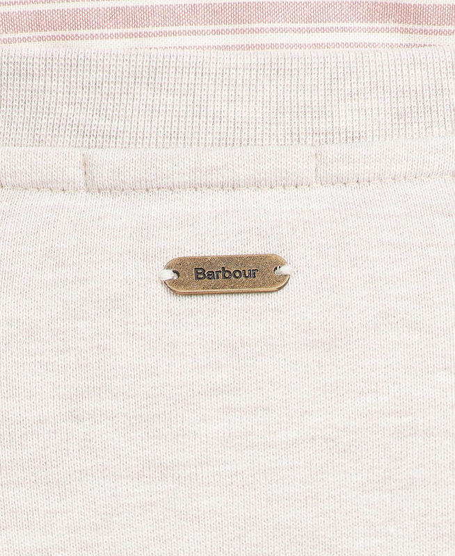 Beige Women's Barbour Otterburn Sweatshirts | RHQLZB-694