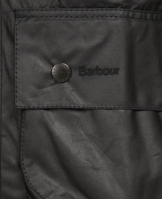 Black Men's Barbour Beaufort® Waxed Jackets | ONXHIQ-172