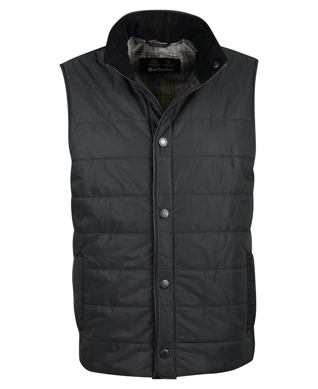 Black Men's Barbour Farnham Vest | FGAHCT-529