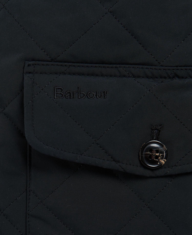 Black Men's Barbour Hitchen Quilted Jackets | JHOPNA-710