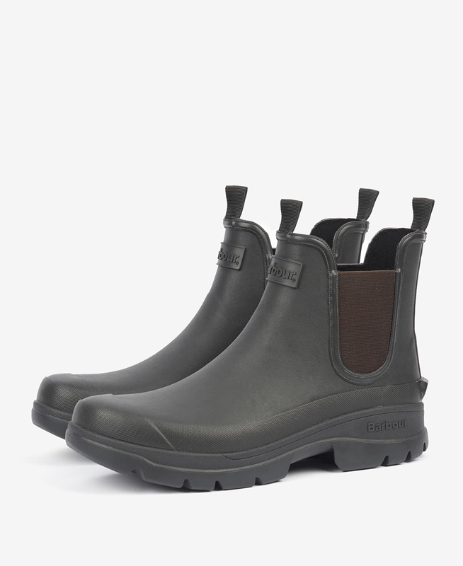 Black Men's Barbour Nimbus Boots | LHWOUI-482