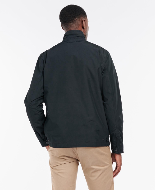 Black Men's Barbour Summer Chelsea Waterproof Jackets | XEFLTH-968