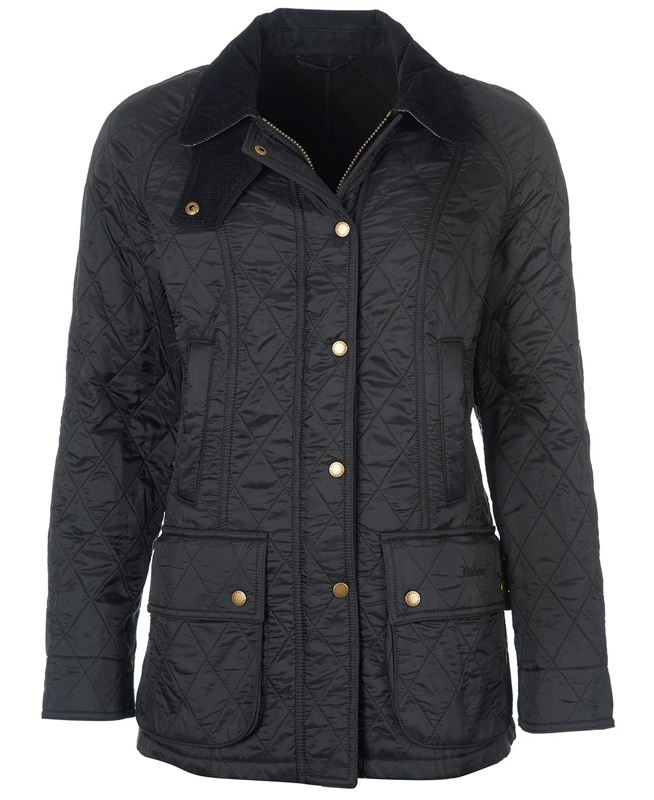 Black Women's Barbour Beadnell Polarquilt Quilted Jackets | ARKILJ-493