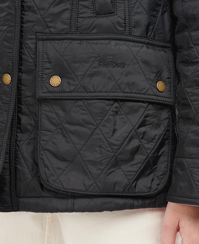 Black Women's Barbour Beadnell Polarquilt Quilted Jackets | ARKILJ-493