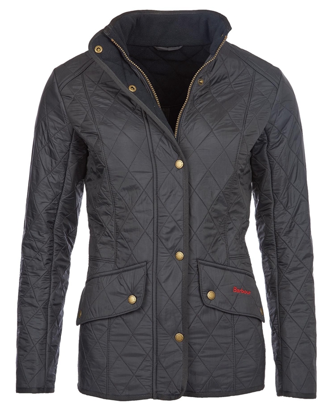 Black Women's Barbour Jacke Cavalry Polarquilt Quilted Jackets | DLURZH-796