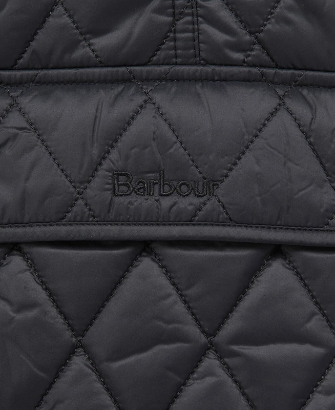 Black Women's Barbour Plus Otterburn Vest | BKDLUP-835