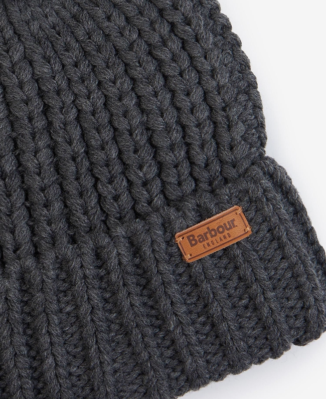 Black Women's Barbour Saltburn Beanie Hats | JWAUBO-084