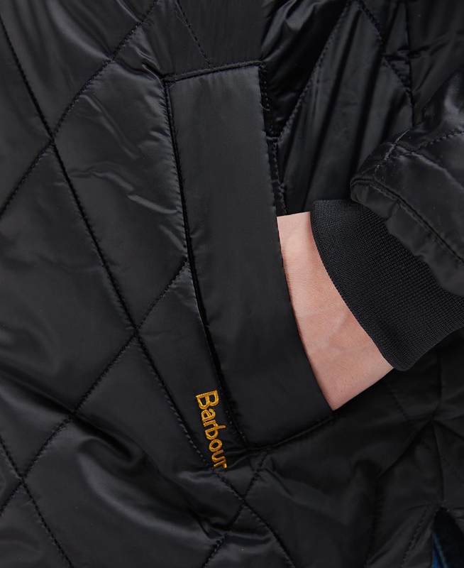 Black Women's Barbour Vaila Quilted Jackets | THQICS-156