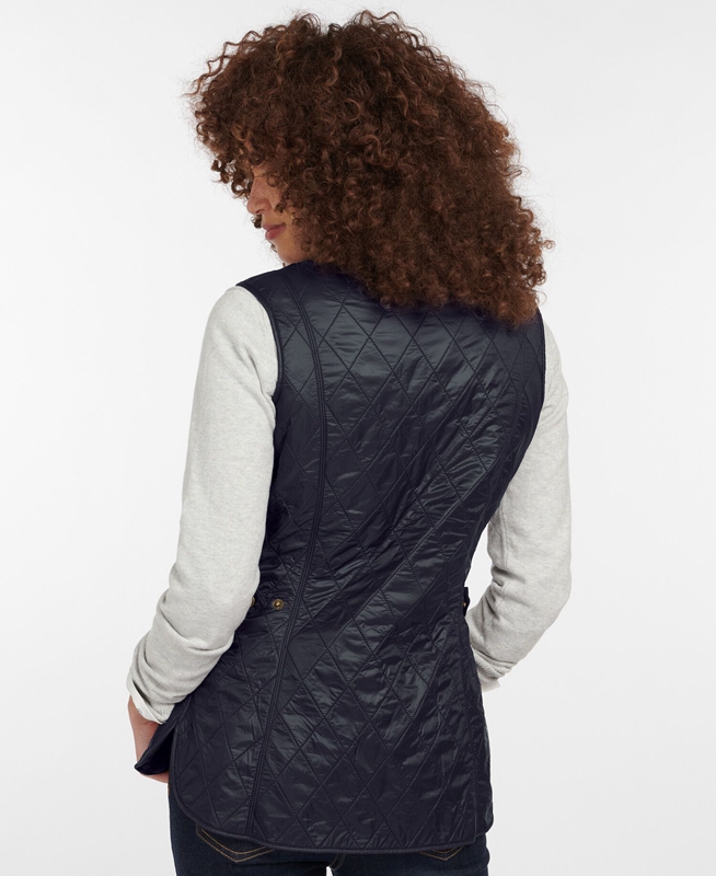 Black Women's Barbour Weste Wray Vest | UWNYJQ-974