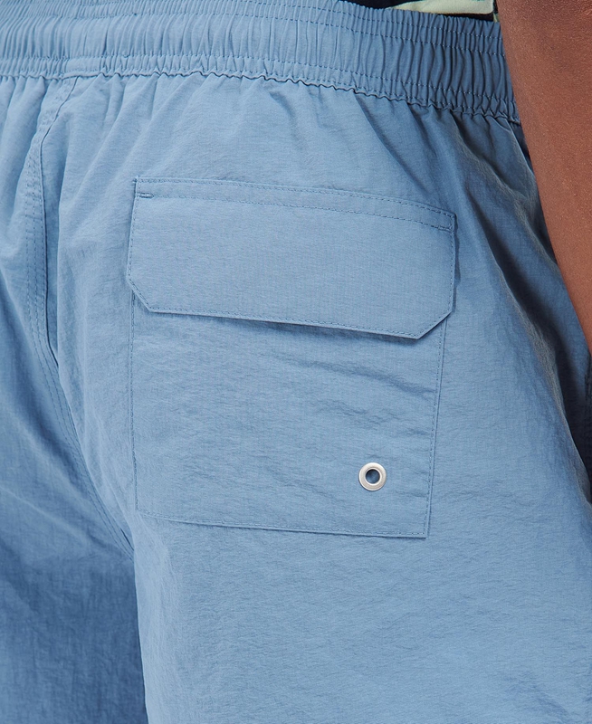 Blue Men's Barbour Essential Logo Swim Pants | VSKEFB-138