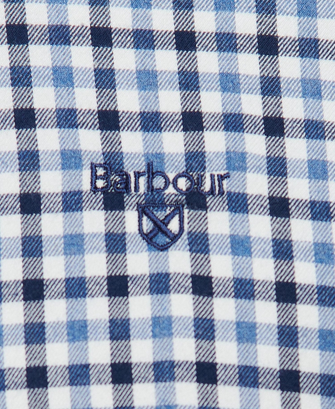 Blue Men's Barbour Finkle Tailored Shirts | LHXCIG-043