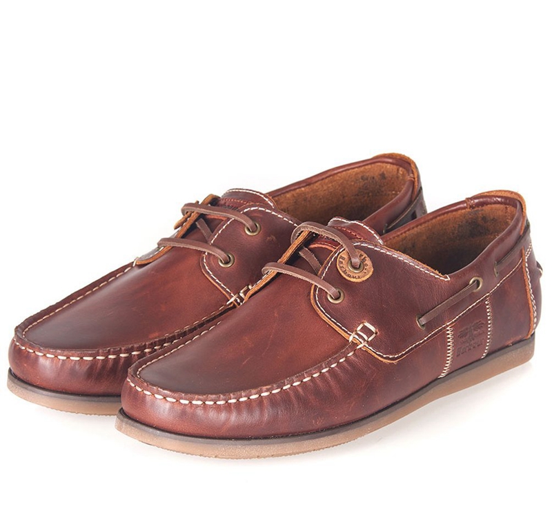 Brown Men's Barbour Capstan Boat Shoes | YAWQRH-593