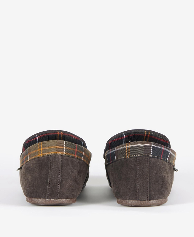 Brown Men's Barbour Porterfield Slippers | RXTPHF-298