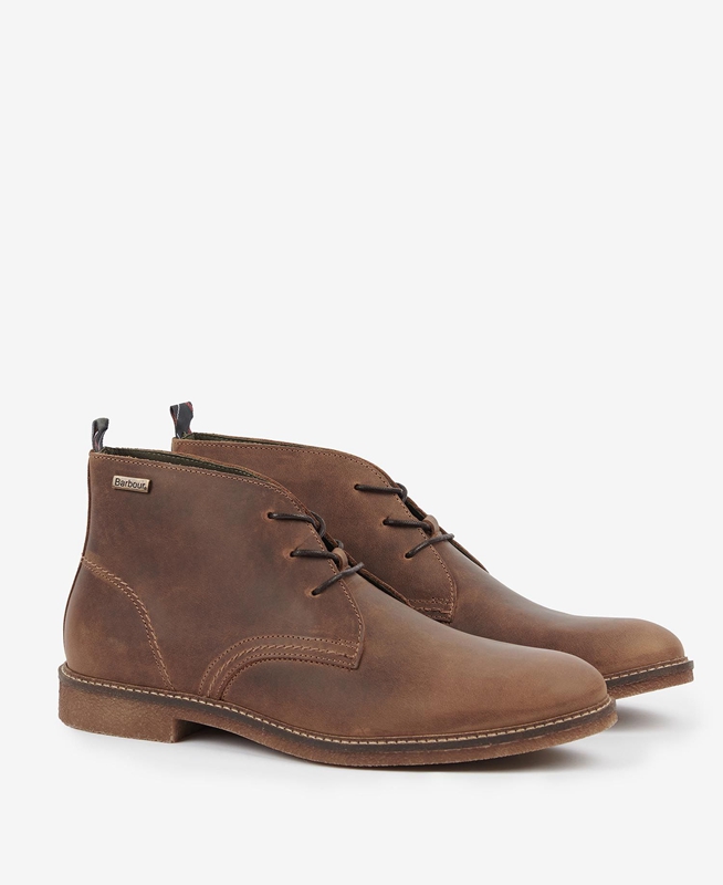 Brown Men's Barbour Sonoran Boots | OCZTHS-320