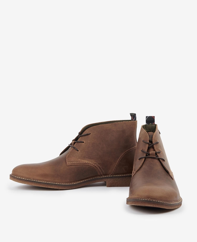 Brown Men's Barbour Sonoran Boots | OCZTHS-320