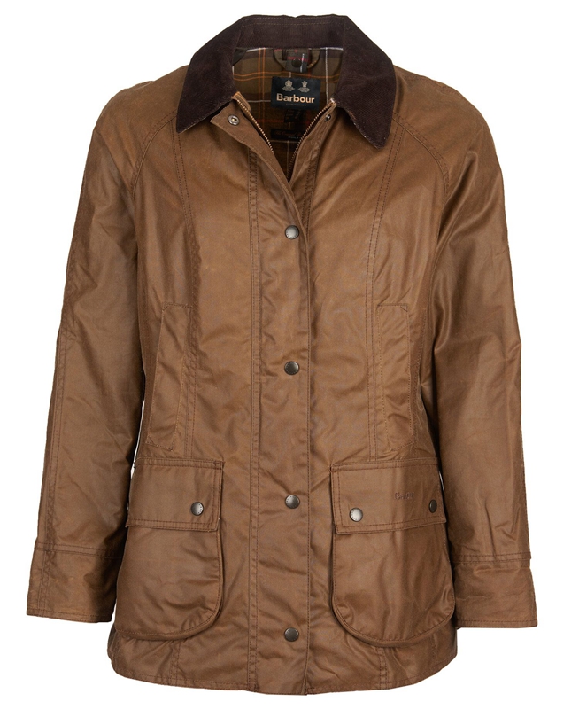 Brown Women's Barbour Beadnell® Waxed Jackets | FHQDXP-153