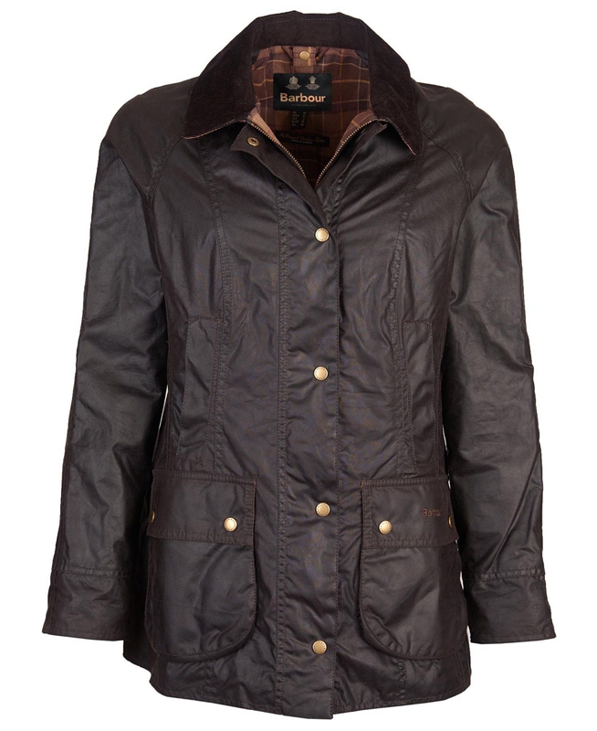 Brown Women's Barbour Beadnell® Waxed Jackets | VAECMH-314