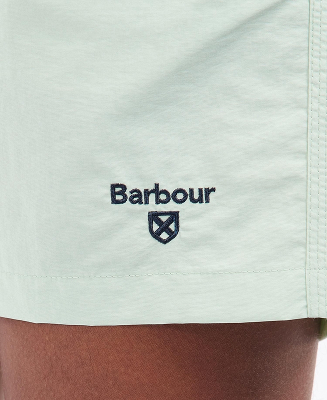 Green Men's Barbour Essential Logo Swim Pants | IYAOBS-927