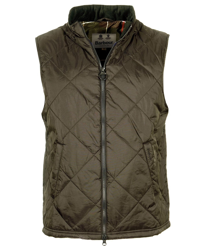 Green Men's Barbour Finn Vest | BOKTVA-182