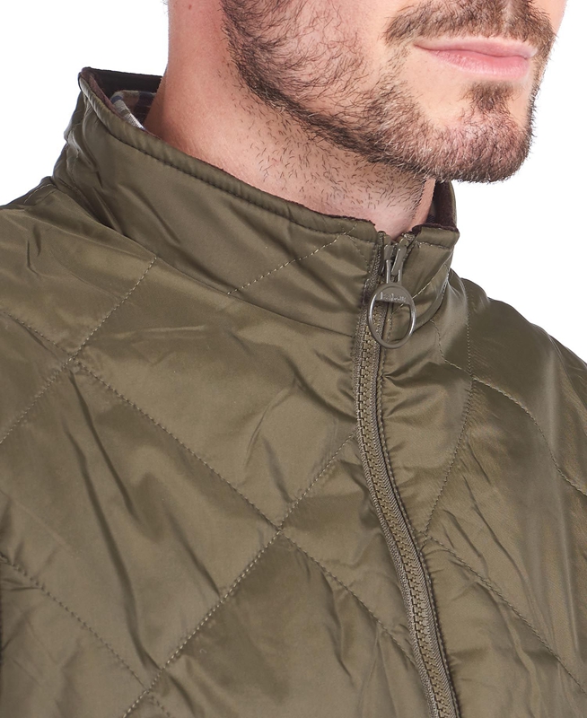 Green Men's Barbour Finn Vest | BOKTVA-182