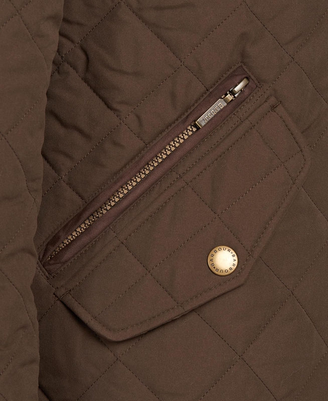 Green Men's Barbour Shoveler Quilted Jackets | PYOVHZ-130