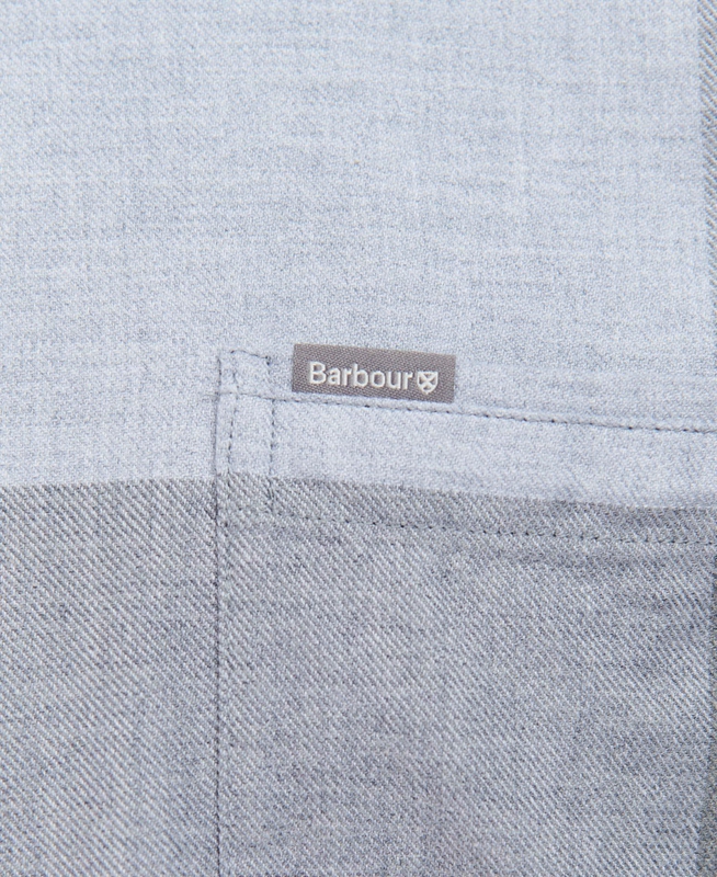 Grey Men's Barbour Dunoon Taillored Shirts | UGNQAH-893