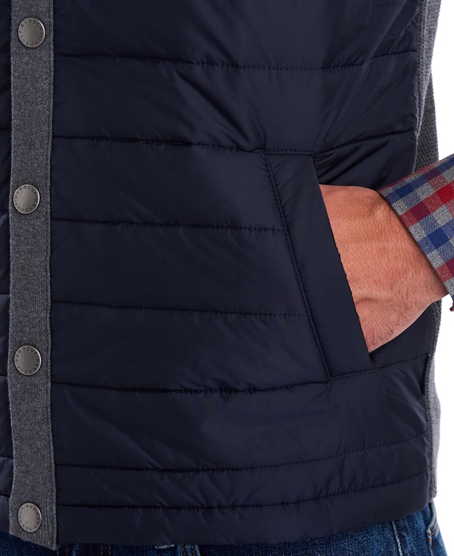 Grey Men's Barbour Essential Vest | GRUSTV-845