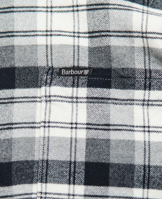 Grey Men's Barbour Stonewell Tailored Fit Shirts | SWMECL-958