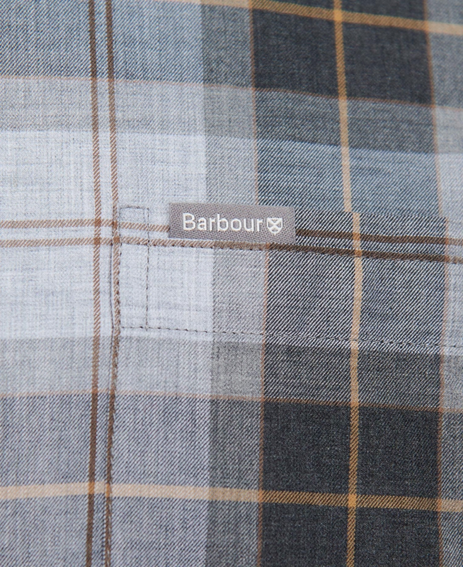 Grey Men's Barbour Wetheram Tailored Shirts | HCGWYU-915