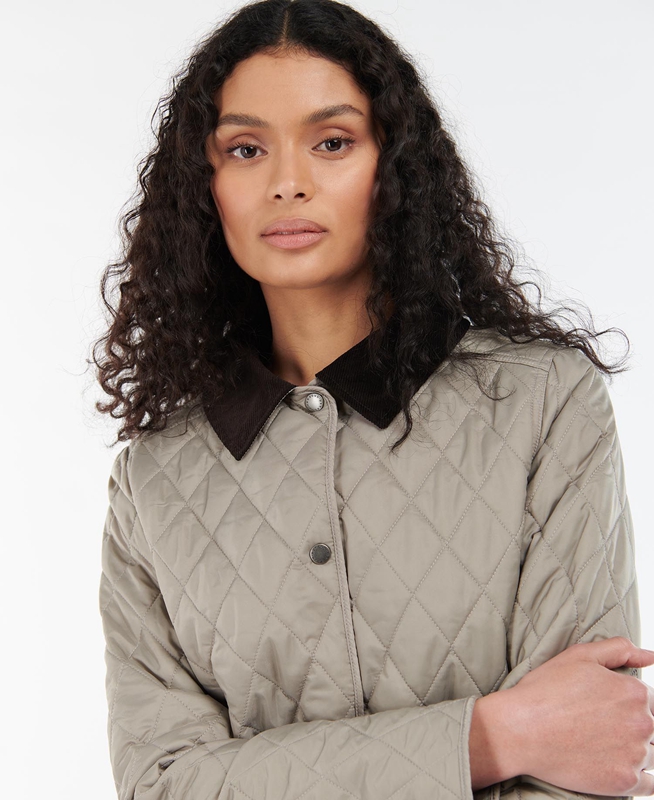 Grey Women's Barbour Annandale Quilted Jackets | IFHUMP-341