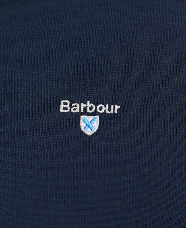 Navy Men's Barbour Birkhill Polo shirts | HKFBEC-905