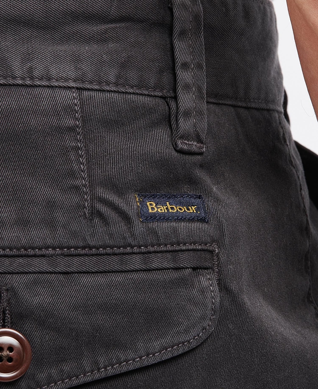 Navy Men's Barbour Neuston Twill Pants | GNDKSM-647