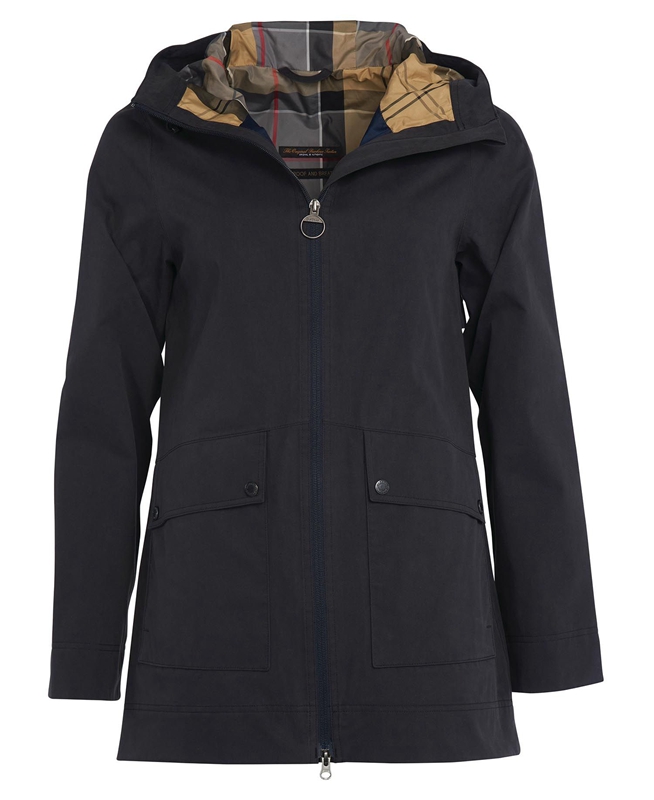 Navy Women's Barbour Armeria Waterproof Jackets | BYAQJK-725