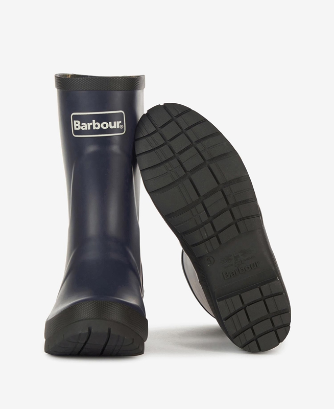 Navy Women's Barbour Banbury Wellington Boots | FNGRQH-935