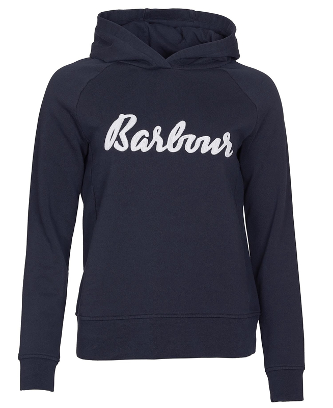 Navy Women's Barbour Otterburn Sweatshirts | SVZUXO-739