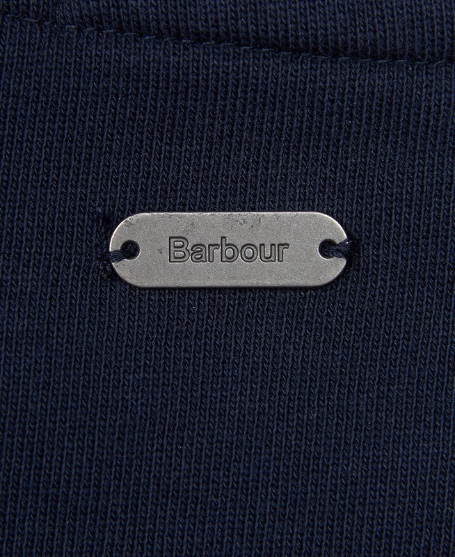 Navy Women's Barbour Otterburn Sweatshirts | SVZUXO-739