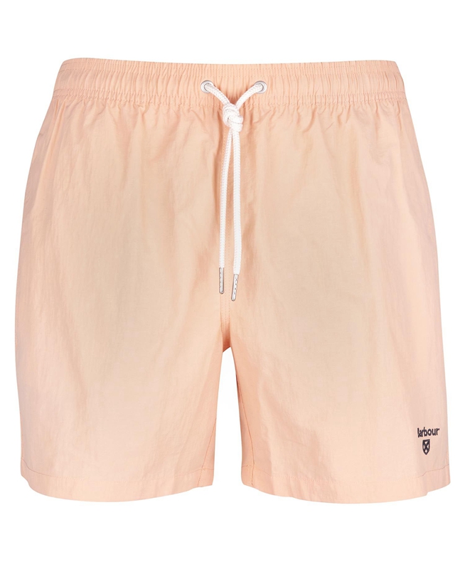 Orange Men's Barbour Essential Logo Swim Pants | SOEJGD-026