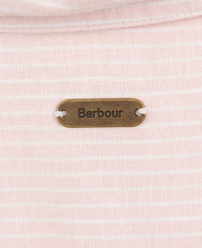 Pink Women's Barbour Beachfront Shirts | TDVFLM-054