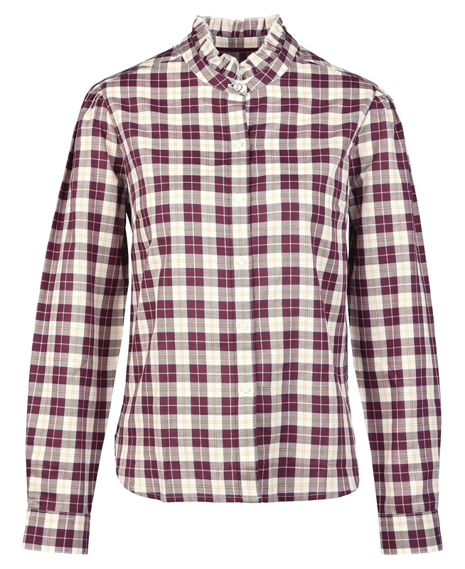 Pink Women's Barbour Daffodil Shirts | HVEMIG-231