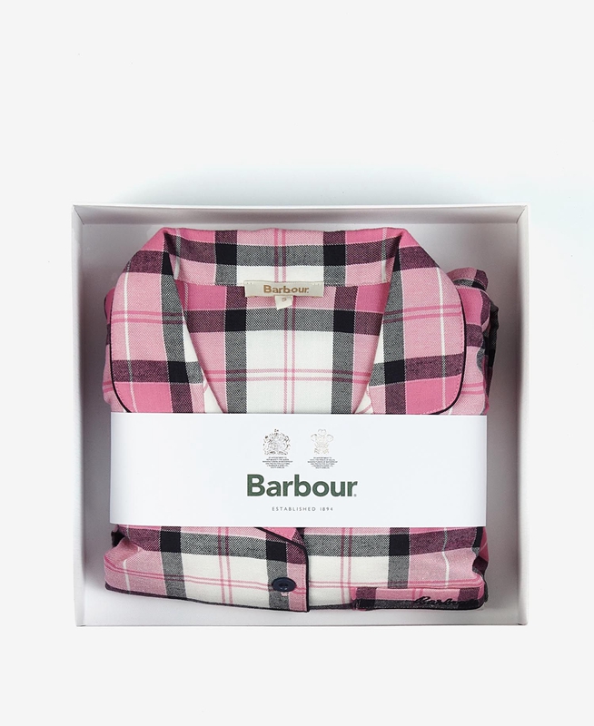 Pink Women's Barbour Ellery PJ Set Nightwear | JBQUEF-392