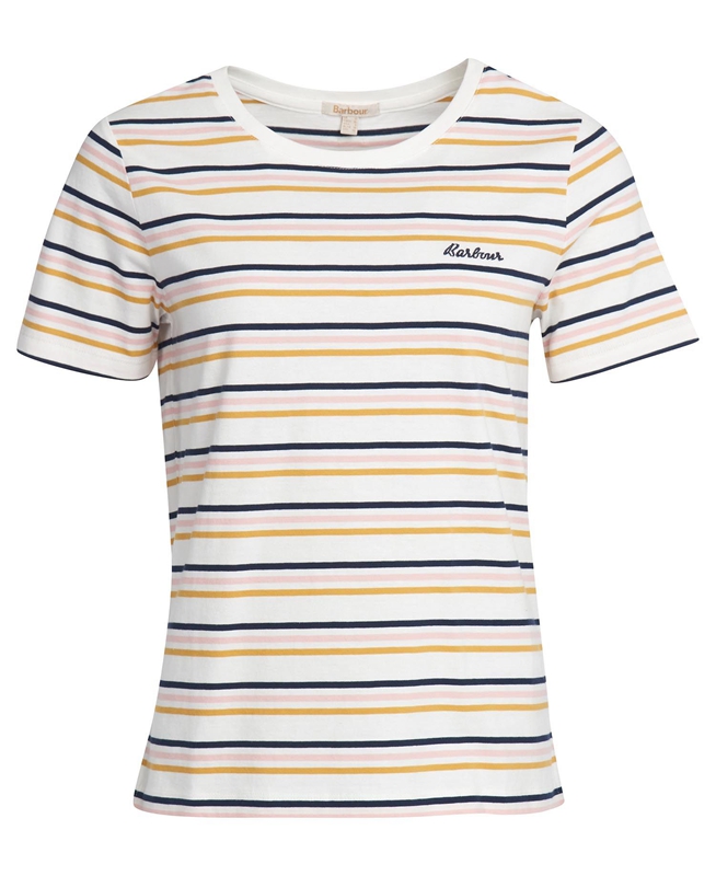 White Women's Barbour Picnic Top T Shirts | TZWNEX-802