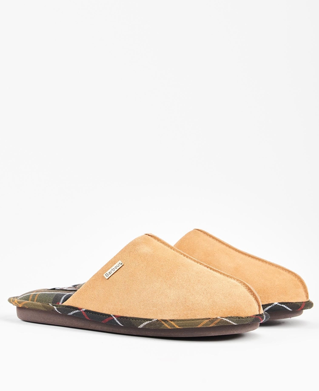 Yellow Women's Barbour Simone Slippers | OWFAHM-378