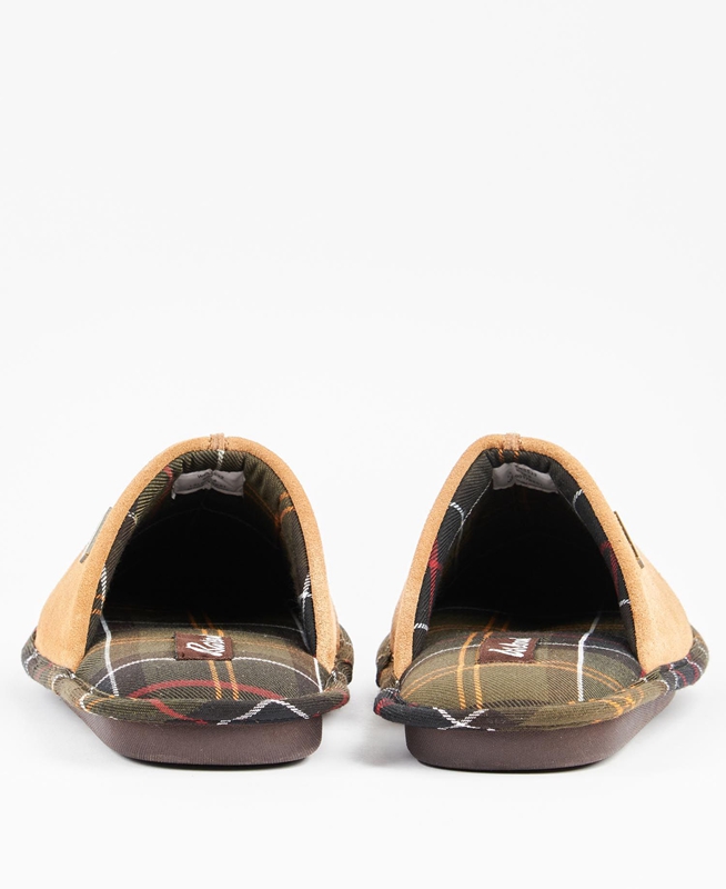 Yellow Women's Barbour Simone Slippers | OWFAHM-378